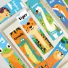 Marcadores Qiyu 30 Marcadores Planos de Animales con Graffiti Creativos DIY Tarjetas Decorativas para Estudiantes Lectores y Toma de Notas