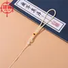 Cuerda para colgar nudo chino, cordón de accesorio de mano, bolsita, cordón tejido a mano, cordón de mano con cuenta de jade al por mayor, cordón para colgar colgante