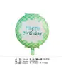 Balão Redondo de Folha de Alumínio Colorido Fosco Novo para Aniversário, Formato de Margarida e Coração, Arranjo de Fundo para Decoração de Festa de Aniversário