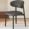 Silla de Comedor Imitación Madera Maciza Silla Hogar Moderna Sencilla Silla Nórdica Restaurante Hotel Mesa de Comedor Taburete Respaldo Ocio Silla de Escritorio