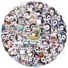 50 lindas bolsas de pegatinas de pingüinos estilo ins, pegatinas decorativas para computadora, cuaderno, taza, pegatinas creativas impermeables para niños