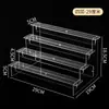 Prateleira Bolha Transparente Escada de Boneca Rack de Exibição Multicamadas Rack de Exibição de Bonecas Armazenamento de Bonecas Caixa Surpresa Acrílico Fosco