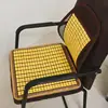 Cojín de verano cojín de hielo cojín para silla silla de oficina taburete trasero transpirable verano mahjong tapete fresco cojín de asiento de bambú cojín fresco