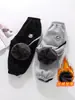 Pantalones deportivos de invierno para niños con forro polar, estilo coreano, corte holgado, todo de forro polar, pantalones de invierno versátiles para niños pequeños