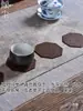 Porta-copos de Bambu Lacados à Mão Estilo Zen, Tapetes de Rattan Japonês, Tapetes Isolantes, Porta-xícaras de Chá, Tapetes de Chá, Tapetes Poligonais Retrô