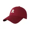 Gorra de béisbol de circunferencia de cabeza grande estilo coreano logo R ala ancha hace que la cara se vea más pequeña gorra de pico profundo corona alta tamaño grande sombrero de corona suave 65 cm