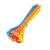 Bridas de Nylon Autocierre Fuertes de Colores, Bridas de Plástico, Material Nuevo, Bridas de Cable Estándar Nacional, Especificaciones Completas, Bridas para Arnés de Cables