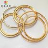 Anillo de conexión circular cerrado con múltiples especificaciones de bobina de hierro metálico, disponible al por mayor, para bolsos, equipaje y hardware.