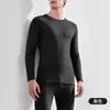 Conjunto de ropa interior térmica para hombre de algodón puro Clase A, engrosado para otoño e invierno, capa base ajustada, tops y pantalones de otoño, todo de algodón, talla grande para hombre