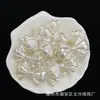 Perla de imitación ABS 23*36mm lazo simétrico corbata de lazo pulsera DIY cadena para teléfono móvil colgante para coche joyería accesorios de cuentas