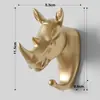 Ganchos Adhesivos Creativos Estilo Americano Sin Taladro, Ganchos Decorativos, Ganchos Creativos con Cabeza de Animal Montados en la Pared, Cabeza de Ciervo, Venta al por Mayor