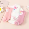Meias de Terry Espessas para Crianças meias de cano médio para bebês meias de algodão espessas de inverno meias de bebê recém-nascido fofas de desenho animado