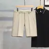 Shorts Casuais de Cor Sólida Masculino Verão Roupa Externa Solta Estilo Ocidental Tendência Coreana Estilo Britânico Hong Kong Calças Capris de Seda de Gelo