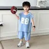 Traje de Verano para Niños 2026 Nuevo Estilo Conjunto de Dos Piezas Chaleco y Shorts de Baloncesto para Niños Ropa Deportiva y de Ocio de Verano