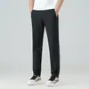 Pantalones de Hielo para Hombre, Elásticos de Secado Rápido, Alternativa Asequible a los Pantalones Deportivos de Marca Grande, Transpirables de Pierna Recta Casuales para Correr y Fitness, Modernos