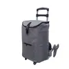 Bolsa Cationica Portátil para Carrito de Compras, para Carros de Mano, Carros que Suben Escaleras y Carros de Supermercado, Bolsa Grande Engrosada y Resistente al Agua