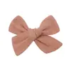 Pinza para el pelo de lazo infantil transfronteriza, color liso, linda hecha a mano, pinza de cocodrilo de cobertura total, accesorio para el cabello, tocado de Amazon 2991