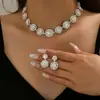 Accesorios de collar de perlas de moda de venta caliente transfronteriza para mujer, pendientes de nicho de lujo ligero a la moda, diseño de pulsera de novia, joyería de alta gama