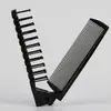 Peine Plegable de Plástico para Peinar el Cabello, Peine para Cabello Esponjoso, Peine Portátil para Peinado y Maquillaje, Peine Pequeño Lindo para Hombres y Mujeres