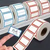 Haolixin Etiqueta Adhesiva Papel para Etiquetas Adhesivo Desprendible Notas Adhesivas Pegatina de Marcador Impermeable Etiqueta Adhesiva