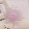 Pinza para el cabello de flor de peonía de 10 cm, ligera como una pluma, lujo, moda, accesorio para el cabello para mujer, nueva pinza de garra para el cabello, accesorios de joyería elegantes