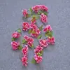 Cipós de Cerejeira Simulados com Folhas Enrolados em Tubos de Ar Condicionado, Tiras de Flores de Cipó, Cipós de Flores Artificiais, Cipós de Flores Decorativos