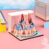 Presente de Natal Mais Vendido no Exterior: Calendário Escultura de Papel Castelo de Conto de Fadas, Ornamento Cultural e Criativo de Mesa Criativo, Notas Adesivas Pop-Up 3D