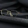 Fabricante Fornece Nova Armação de Óculos Redonda Danyang para Homens, Retro Tendência Ultra-Leve Titânio Puro, Pode Ser Equipado com Armação de Óculos para Miopia