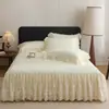 2026 Nuevo Colchón Refrigerante Suave de Seda de Hielo de Verano, Colchón Refrigerante de Polietileno, Faldón de Cama, Juego de Tres Piezas de Colchón Suave para Aire Acondicionado, Lavable a Máquina