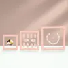 Caja de Almacenamiento para Joyería de Película PE para Pendientes, Collares, Anillos, Pulseras, Insignias de Uñas, Caja Transparente de Exhibición Flotante