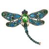 Broche de aleación con forma de rama de pájaro y flor, estilo europeo y americano, nuevo y a la moda, con diseño de animal salvaje, disponible al por mayor.
