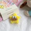 Horrible linda estrella de peluche pasador corazón de niña divertido divertido nicho flequillo clip lateral boca de salchicha lindo pasador roto