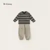 M Modelo de Bem-Estar Traje Infantil Não Reutilizável Outono e Inverno Conjunto de Saia para Meninas Liquidação Qualidade Conjunto de Duas Peças
