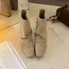 Botines para Mujer Botas Martin 2026 Aumentadores de Altura Moda Plisados Cómodos Nuevo Estilo Botas Apiladas Versátiles Estilo Británico Pequeñas