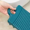 Mini Tábua de Lavar Plástica Antiderrapante Doméstica para Lavanderia em Casa, Tábua de Lavar Espessa Portátil