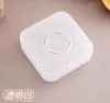 Caja de Almacenamiento de Borlas de Polvo de 100 Piezas, Caja de Borlas Estilo Cámara, Caja Grande Transpirable a Prueba de Polvo para Almacenamiento de Cosméticos