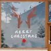 Decoraciones Navideñas de Astas de Reno Pegatinas Electrostáticas para Vidrio Pegatinas de Atmósfera para Escena de Centro Comercial Navideño