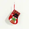 Mini Calcetines Navideños Colgantes Bolsas Pequeñas de Regalo Bolsas para Dulces Colgantes para Decoración del Árbol de Navidad
