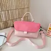 Bolsa Transversal Color Block Dopamina de Primavera Transfronteiriça Feminina Portátil Leve Versátil de Ombro Único Pequena