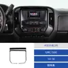 Adecuado para 14-18 Gmc 1500 Modificación de Interior de Coche Marco de Control Central Negro Piano Calcomanía Decorativa