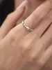 Anillo de Flor de Diamante en Polvo Escarchado Anillo para Dedo de Mujer Anillo de Dedo del Pie Anillo de Articulación Creativo Nuevo Regalo de San Valentín 2024 para Novia