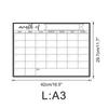 Ct901-Ct928 Pizarra Blanca Magnética Borrable Semanal y Mensual Tablero de Notas Mensajes Pegatina para Refrigerador Calendario Pegatina de PVC