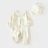 Mameluco para Bebé Niña, Bata de Algodón Puro sin Huesos para Recién Nacido para Bebé Masculino y Femenino, Ropa para Bebé, Infantil y Niño Pequeño, Traje para Gatear