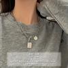 Colar Popular de Aço Titânio Transfronteiriço 2026 Nova Moda Luxo Leve Pingente de Design Personalizado Acessório Versátil de Alta Qualidade