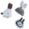 Novo Tecido Estilo Coreano Boneca Coelho Fofa Broche Pingente Chaveiro DIY Acessórios de Decoração para Roupas, Chapéus, Sapatos e Meias