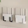 Estante de almacenamiento para decodificador de TV montado en la pared, soporte sin taladro