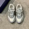 Estación Europea 2024 Zapatos Deportivos Elevados Nuevos Patchwork de Piel de Vaca Malla Moda Suela Gruesa Combinan con Todo Zapatos de Correr para Hombre