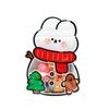 Bolsa de regalo portátil de juguete para bocadillos, bolsa de embalaje de comida navideña de alto nivel para niños, bolsa de plástico, bolsa de regalo de mano