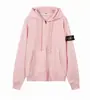 Sudadera con capucha y cremallera de manga larga, cárdigan clásico de color liso, para hombre y mujer, Ius Trend