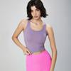 Huanpan Copo Fixo Plástico Bolha Colete de Yoga Treino de Corrida Bainha Estendida Sutiã Esportivo Costas Bonitas Fitness Intimates para Mulheres